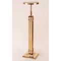  Combination Finish Textured Bronze Finish Adjustable Pedestal Stand: 9035 Style - 42" to 64 1/2" Ht 