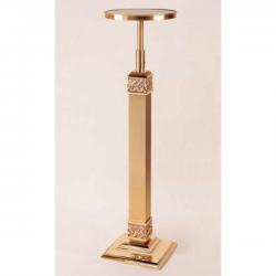  Combination Finish Adjustable Pedestal Stand: 9035 Style - 42\" to 64 1/2\" Ht 