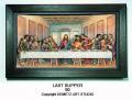  Leonardo Da Vinci Last Supper Relief w/Frame in Fiberglass 