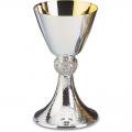  Chalice - Grapevine Motif - Sterling Silver Cup 