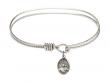  Our Lady of Good Counsel Charm Bangle Bracelet 