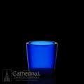  Votive Light Glasses - Blue 10 Hour - 12/cs 