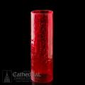  14 Day Crackle Cylinder Sanctuary Globe - Ruby 