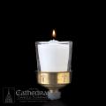  Brass Votive Glass Adapter Only for 10-15 Hour Candles 