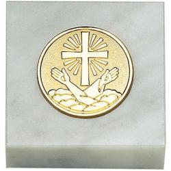  Crossed Arms of Jesus & Saint Francis Paperweight 