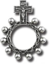  OXIDIZED ROSARY RING (25 PC) 