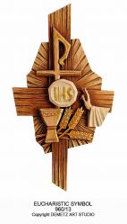  Eucharistic Symbol in Fiberglass, 48\" & 72\"H 