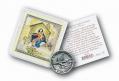 O.L. OF LORETO (FLYING) COIN WITH HOLY CARD (10 PK) 