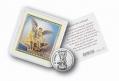  ST. MICHAEL POCKET COIN WITH HOLY CARD (10 PK) 