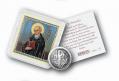  ST. BENEDICT (PROTECTION FROM EVIL) POCKET COIN WITH HOLY CARD (10 PK) 