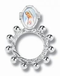  OUR LADY OF FATIMA ROSARY RING (10 PK) 