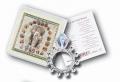  OUR LADY OF LOURDES ROSARY RING AND PRAYER CARD (10 PK) 