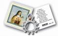  ST. THERESE ROSARY RING AND PRAYER CARD (10 PK) 