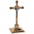  High Polish Finish Bronze Altar Crucifix (A): 9988 Style - 12.5" Ht 