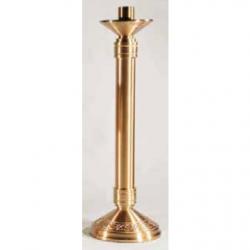  Satin Finish Bronze Altar Candlestick: 9940 Style - 10\" to 28\" Ht 