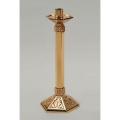  Satin Finish Bronze Altar Candlestick: 9942 Style - 10" to 28" Ht 