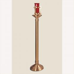  Satin Finish Bronze Floor Sanctuary Lamp (B): 9940 Style - 48\" Ht 