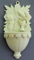  Communion Holy Water Font in Alabaster, 6" 