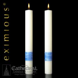  The \"Ascension\" Eximious Altar Side Candle - Pair 