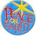  Peace On Earth Lapel Pin (4 pc) 