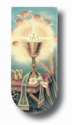  CHALICE MAGNETIC BOOKMARK WITH COMMUNION PRAYER ON BACK (10 PC) 