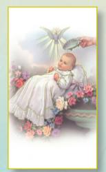  BAPTISM HOLY CARD (10 PC) 