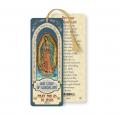  OUR LADY OF GUADALUPE LAMINATED BOOKMARK WITH TASSEL (10 pc) 