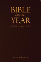  Bible in a Year - Black Leather 