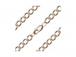  Gold Filled Heavy Open Curb Chain with Lobster Claw - Carded 