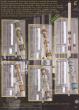 He Is Risen Paschal Candle #4 sp, 2-1/16 x 36 