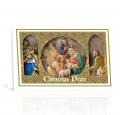  NATIVITY SCENE FRAMED IMAGES CHRISTMAS CARDS (10 PC) 