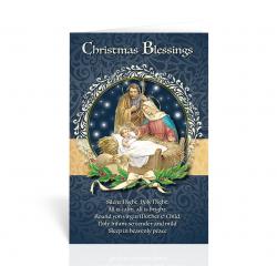  CHRISTMAS BLESSINGS-HOLY FAMILY GREETING CARDS (10 PC) 