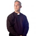  Cleric/Clergy Sweater with Tab Collar (Wool, Acrylic) 