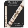  Crown of Thorns Paschal Side Candles 1 1/2" x 12" 