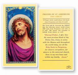  \"Prayer of St. Gertrude\" Laminated Prayer/Holy Card (25 PC) 