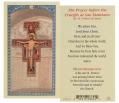  "The Prayer Before the Crucifix at San Damiano" Laminated Prayer/Holy Card (25 pc) 