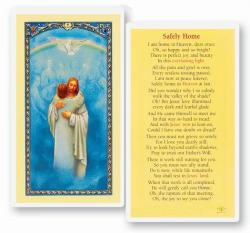  \"Safely Home\" Laminated Prayer/Holy Card (25 pc) 