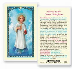  \"Novena to the Divine Child Jesus\" Laminated Prayer/Holy Card (25 pc) 