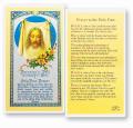  "Prayer to the Holy Face" Laminated Prayer/Holy Card (25 pc) 