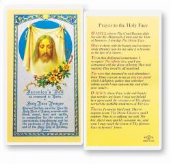  \"Prayer to the Holy Face\" Laminated Prayer/Holy Card (25 pc) 