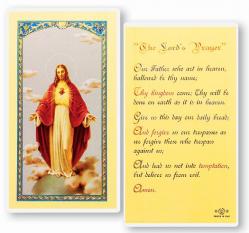  \"The Lord\'s Prayer\" Laminated Prayer/Holy Card (25 pcs) 
