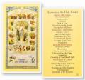  MYSTERIES OF THE ROSARY HOLY CARD (25 PC) 