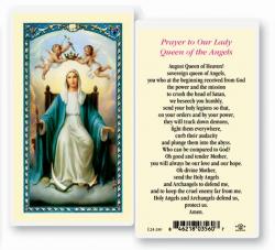  \"Prayer to Our Lady Queen of the Angels\" Laminated Prayer/Holy Card (25 pc) 