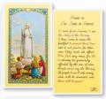  "Prayer to Our Lady of Fatima" Laminated Prayer/Holy Card (25 pc) 