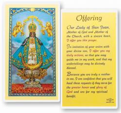  \"Offering\" Laminated Prayer/Holy Card (25 pc) 