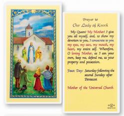  \"Prayer to Our Lady of Knock\" Laminated Prayer/Holy Card (25 pc) 