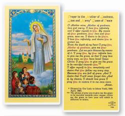  \"Prayer to The Mother of Goodness\" Laminated Prayer/Holy Card (25 pc) 