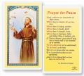  "Prayer for Peace" Laminated Prayer/Holy Card (25 pc) 