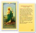  "Thanksgiving Novena to St. Jude" Laminated Prayer/Holy Card (25 pc) 