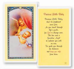  \"Precious Little Baby\" Laminated Prayer/Holy Card (25 pc) 